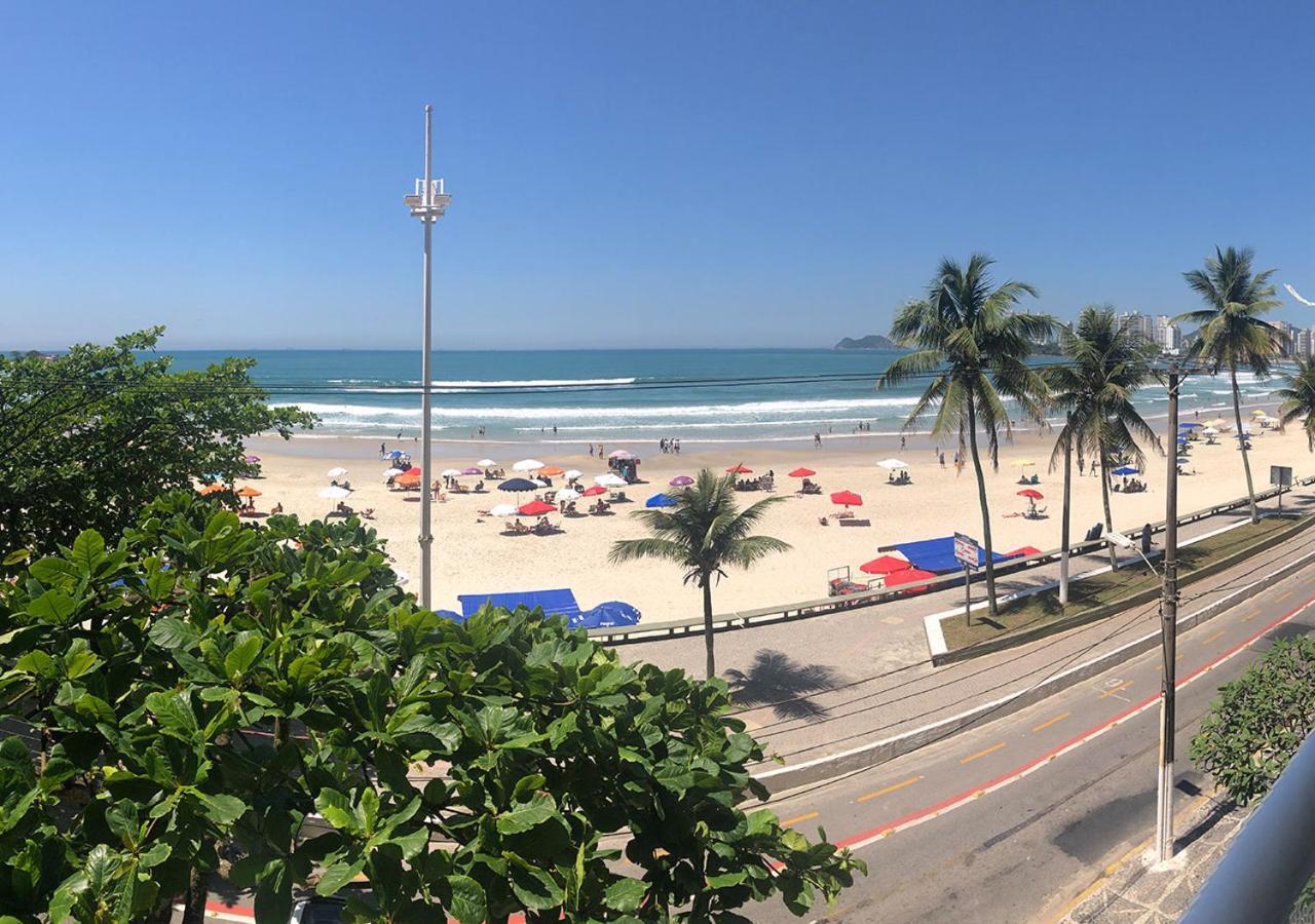 Apto Enorme Pe Na Areia, Vista Linda C/ Academia E Sauna Guaruja Exterior photo