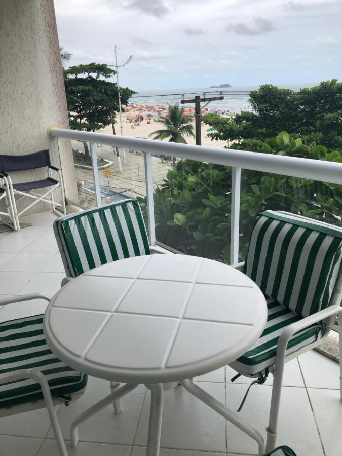 Apto Enorme Pe Na Areia, Vista Linda C/ Academia E Sauna Guaruja Exterior photo